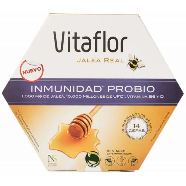 Vitaflor Gelée Royale Immunité Probio 10 Fioles