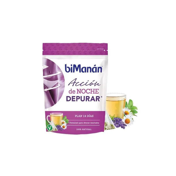 Bimanán Acción De Noche Depurar 14 Infusiones - Batty Beauty
