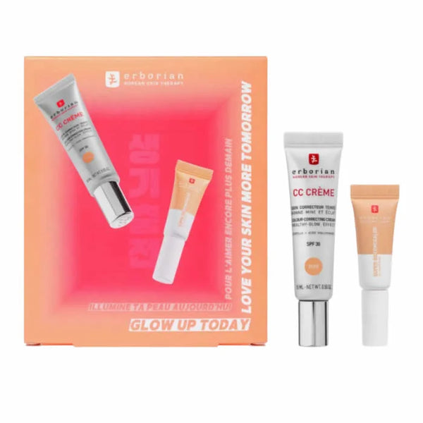 Erborian CC Crème Colour Correcting Cream Spf30 Doré Coffret 2 Produits 15ml - Batty Beauty