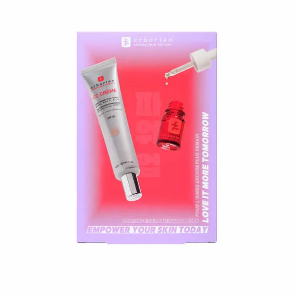 Erborian CC Crème Soin Correcteur Teinté Spf30 Clair 40ml Coffret 2 Produits - ERBORIAN