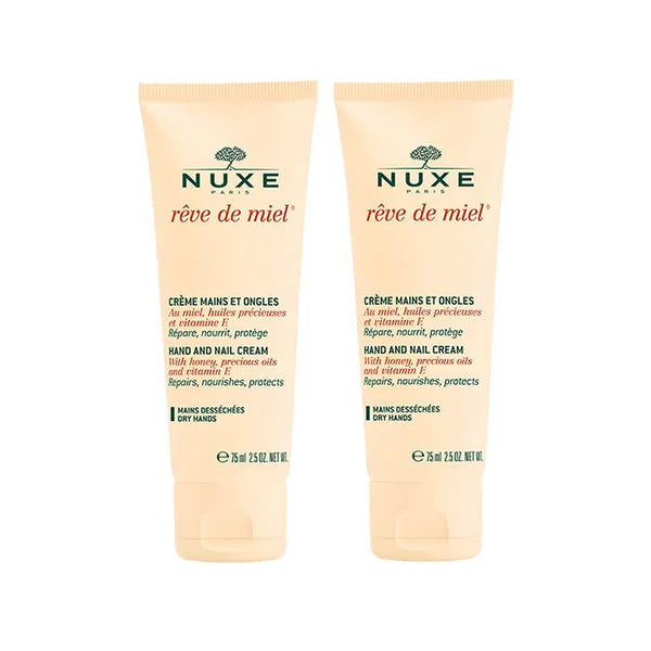 Nuxe Rêve De Miel Crème Mains Et Ongles 2x50ml - Batty Beauty