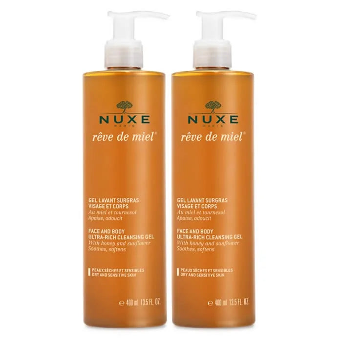 Nuxe Rêve De Miel Gel Lavant Surgras Visage Et Corps