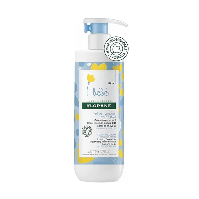 Klorane Bébé Crème Nettoyante Cold Cream
