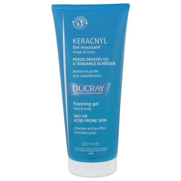 Ducray Keracnyl Gel Nettoyant 200ml - Batty Beauty