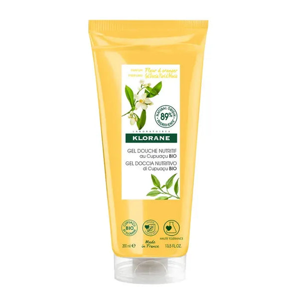 Klorane Gel Douche Fleur D'Oranger 200ml - Batty Beauty