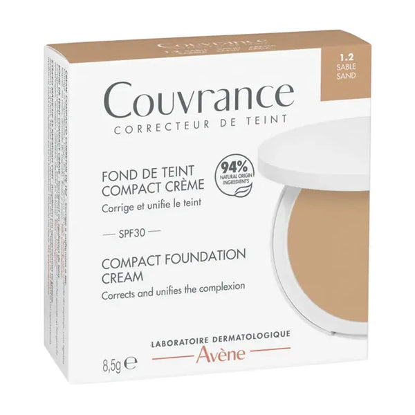 Avène Couvrance Fond De Teint Compact Crème 1.2 Sable - Batty Beauty