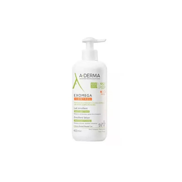 A-Derma Exomega Control Lait Emollient 400ml - Batty Beauty
