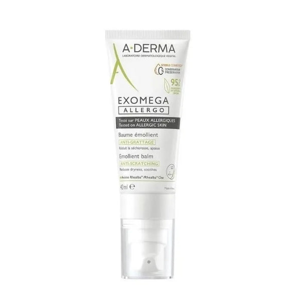 A-Derma Exomega Allergo Baume Emollient 40ml - Batty Beauty