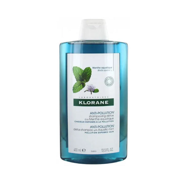 Klorane Aquatic Mint Detoxifying Shampoo 400ml - Batty Beauty