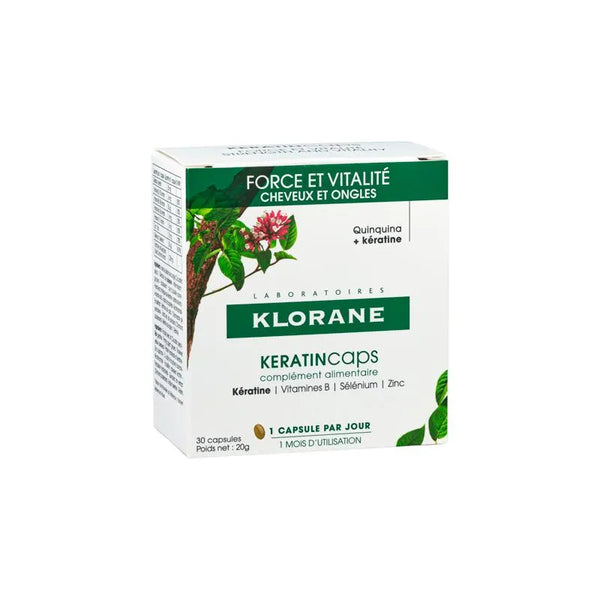 Klorane Keratincaps Force et Vitalité 30 Gélules - Batty Beauty