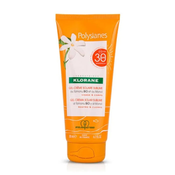 Klorane Polysianes Gel Crème Solaire Sublime Spf30 200ml - KLORANE