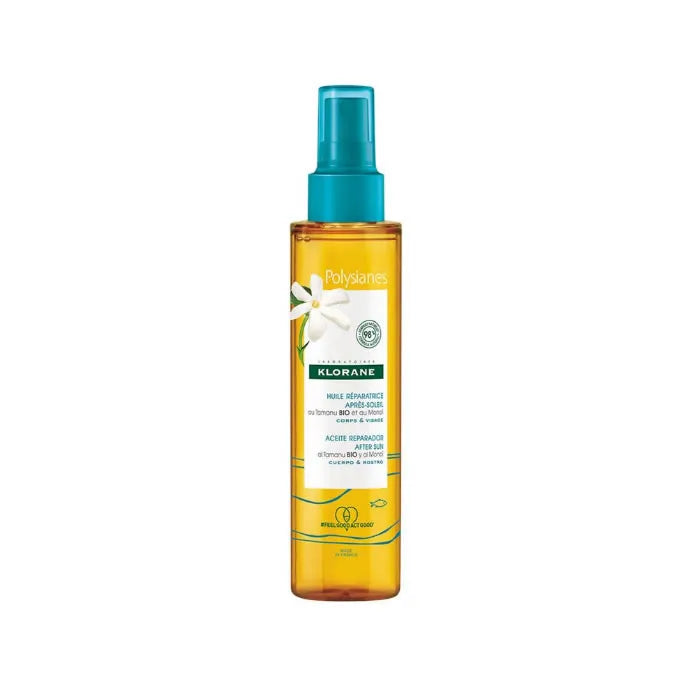 Klorane Polysianes Huile Après-Soleil Réparatrice