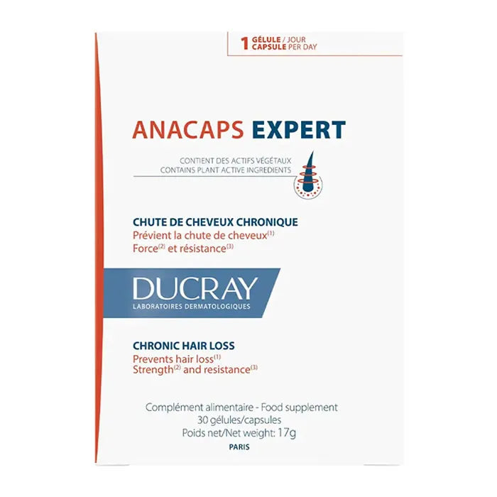 Ducray Anacaps Expert Reaccional Hair Loss Supplement 30 Unités