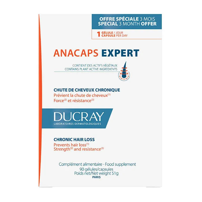 Ducray Anacaps Expert Hair Loss Supplement 3x30 Unités