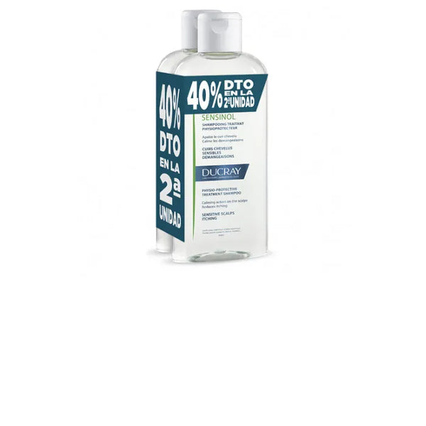 Ducray Sensinol Shampoing Traitant Physioprotecteur 2x400ml - Batty Beauty