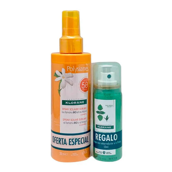 Klorane Sublime Sun Spf50+ Set 2 Pieces 200ml - Batty Beauty