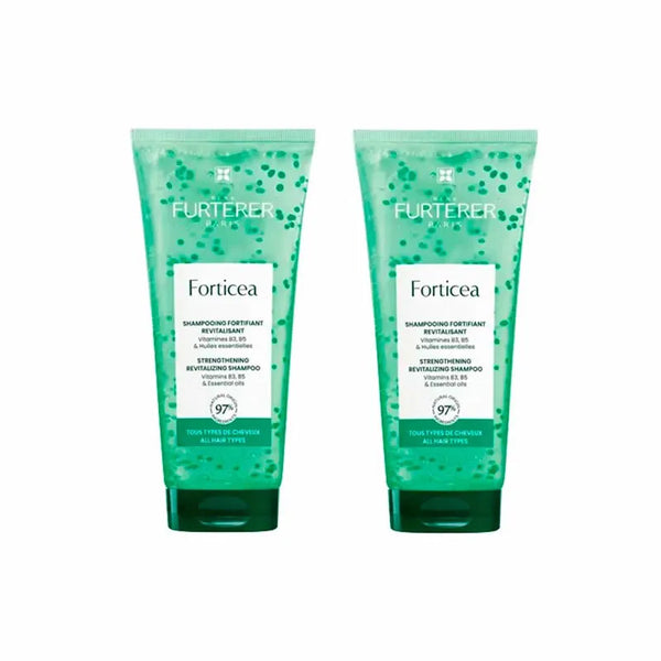 Rene Furterer Forticea Shampooing Énergisant 2x200ml - Batty Beauty