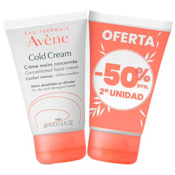 Avène cold cream mains 2x50ml - Batty Beauty
