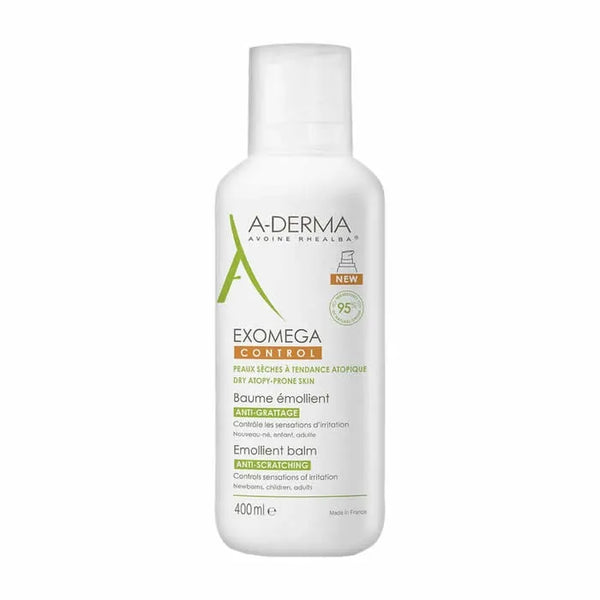 A-Derma Exomega Baume Peau Sèche 400ml - Batty Beauty