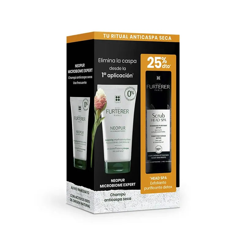 Rene Furterer Rene Neopur Coffret Rituel Antipelliculaire Sec 2 Pièces