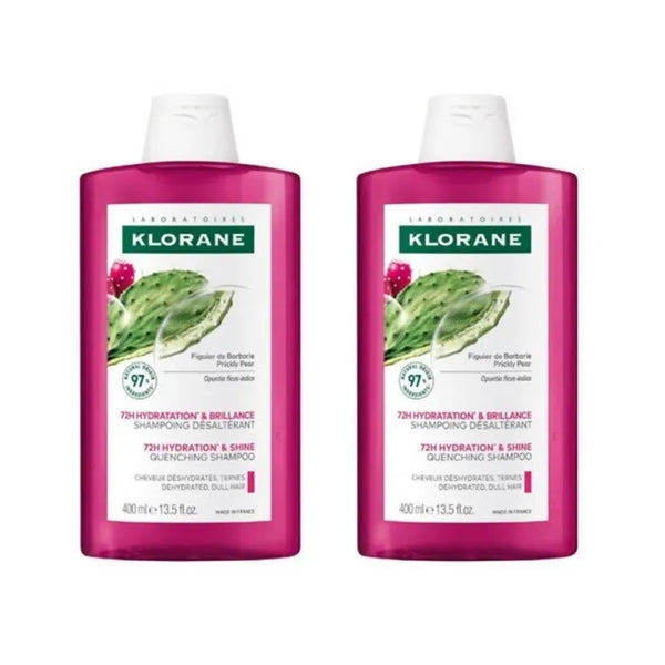 Klorane Duplo Shampoing Figue de Barbarie 2x400ml - KLORANE