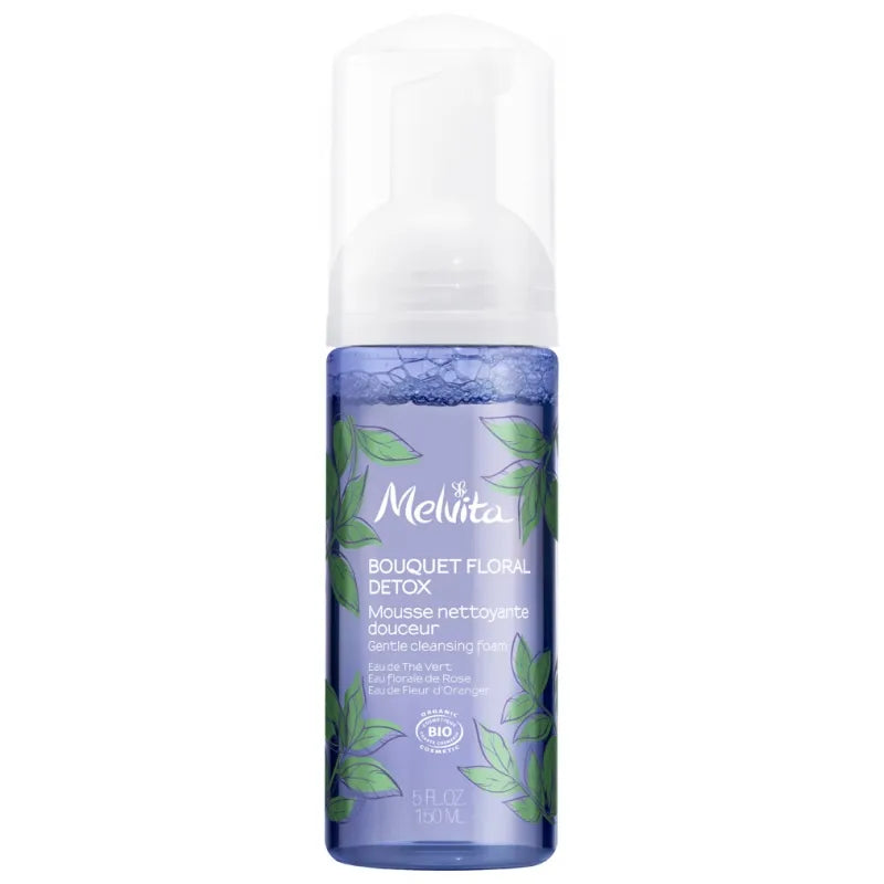 Melvita Mousse Nettoyante Douce Biologique Bouquet Floral Detox