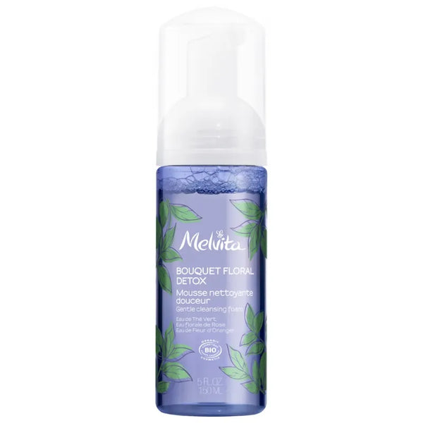 Melvita Mousse Nettoyante Douce Biologique Bouquet Floral Detox 150ml - Batty Beauty