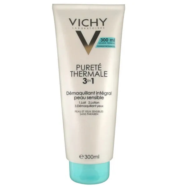 Vichy Pureté Thermale 3 En 1 Démaquillant Intégral Peau Sensible 300ml - VICHY