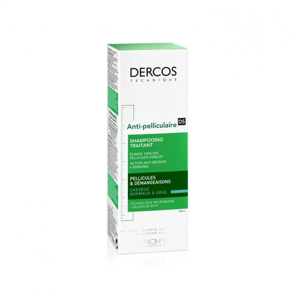 Vichy Dercos Anti Pelliculare Shampooing Cheveus Gras 200ml - VICHY