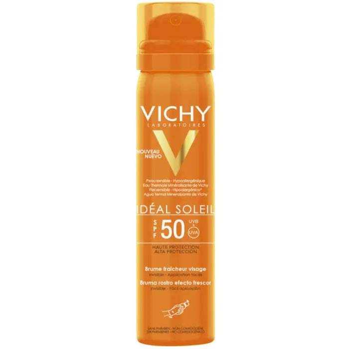Vichy Idéal Soleil Brume Fraîcheur Visage Spf50