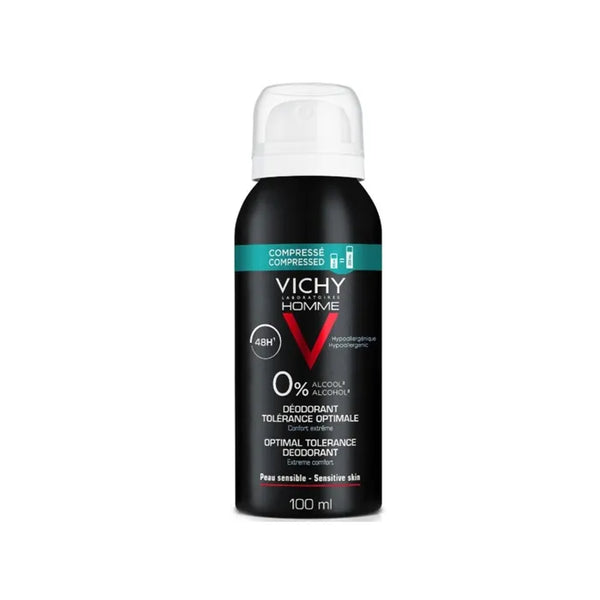 Vichy Homme Déodorant Tolérance Optimale 48H 100ml - Batty Beauty