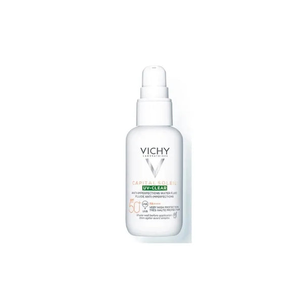 Vichy Capital Soleil Uv Clear Fluide Anti Imperfections Spf50+ 40ml - Batty Beauty