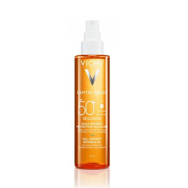 Vichy Capital Soleil Huile Cell Protect SPF 50 200ml - Batty Beauty