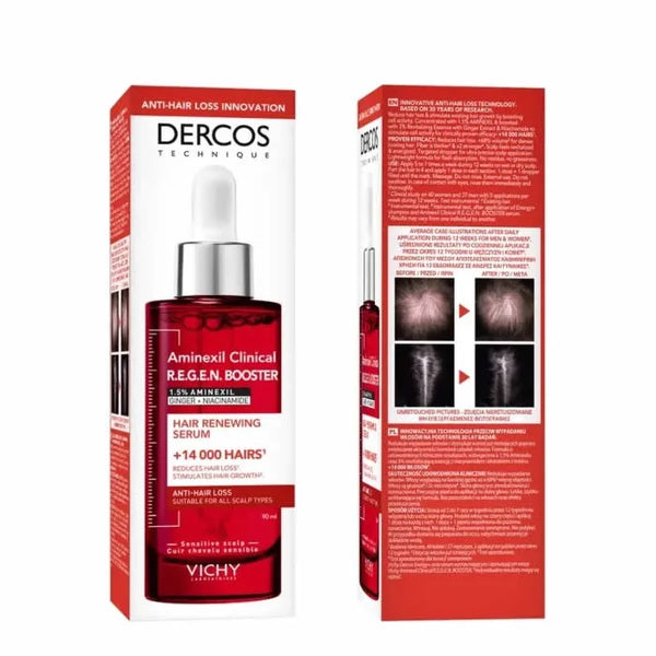 Vichy Dercos Regen Booster Hair Renewing Serum 90ml - Batty Beauty