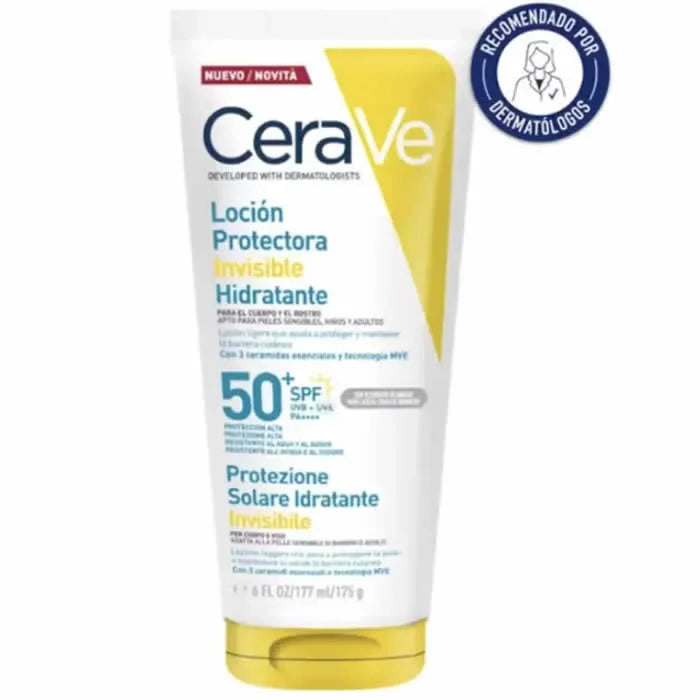 CeraVe Invisible Hydrating Protective Lotion Spf50+