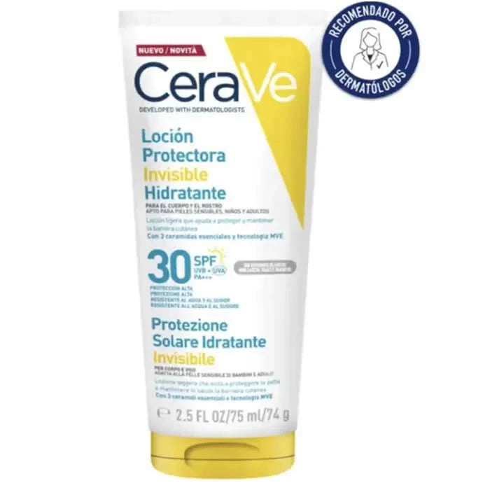 CeraVe Invisible Hydrating Protective Lotion Spf30