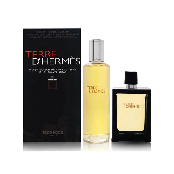 Hermès Terre D'hermes Eau De Perfume Rechargeable Coffret 2 Produits 30ml - Batty Beauty