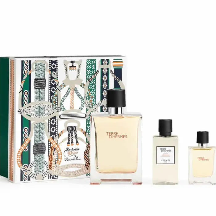 Hermès Terre D'Hermes Eau De Toilette Set 3 Pieces