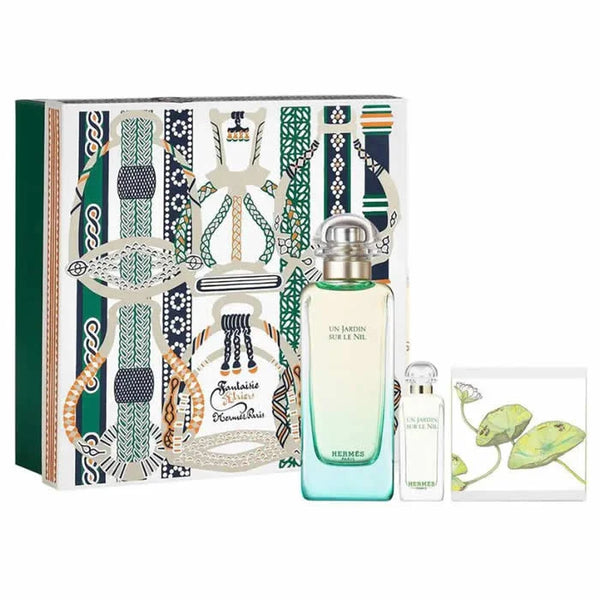 Hermès Un Jardin Sur Le Nil Eau De Toilette Coffret 3 Produits 100ml - Batty Beauty