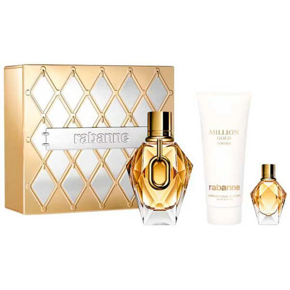 Paco Rabanne P Rabanne Million Gold For Her Eau De Parfum Recargable Lotion Pour Le Corps Loción Corporal Eau De Parfum