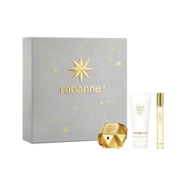 Paco Rabanne Lady Million Eau Parfum 50ml Leche Corporal 75ml Eau Parfum 10ml - PACO RABANNE
