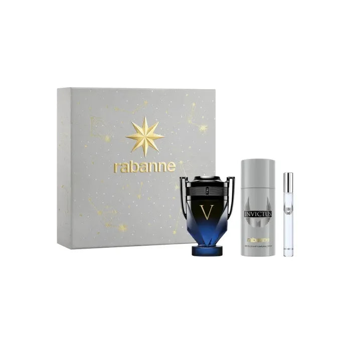 Paco Rabanne Rabanne Invictus Victory Elixir Eau De Parfum Coffret 3 Produits