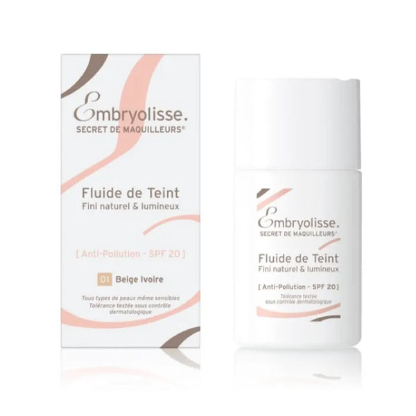 Embryolisse Fluid De Teint Spf20 01 Beige Ivoire - Batty Beauty