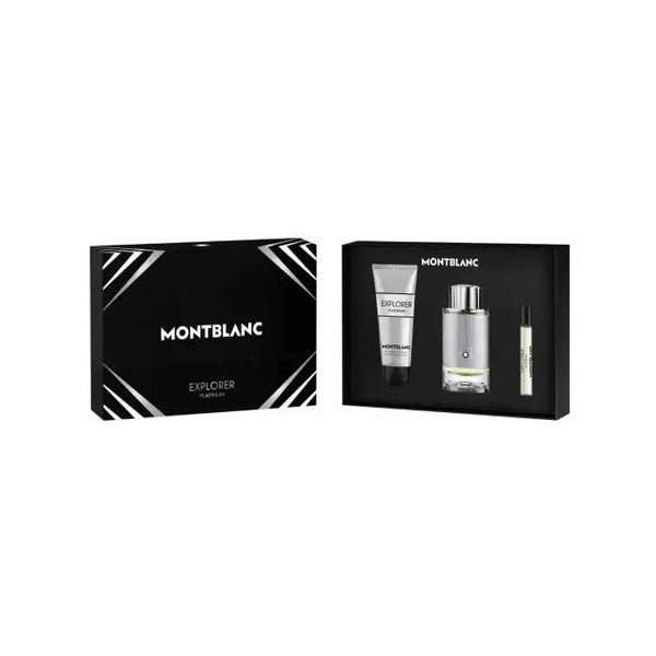 Montblanc Explorer Platinum Eau De Parfum Coffret 3 Produits 100ml - Batty Beauty