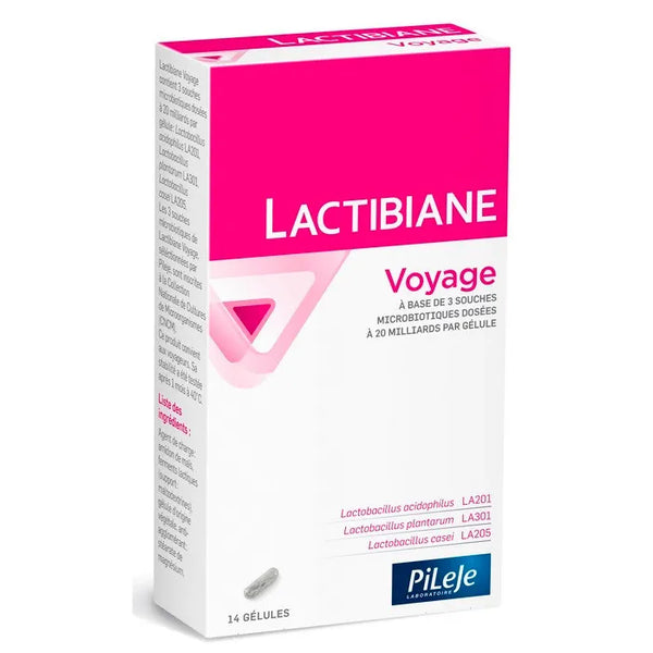 Pileje Lactibiane Voyage 14 Gélules - Batty Beauty