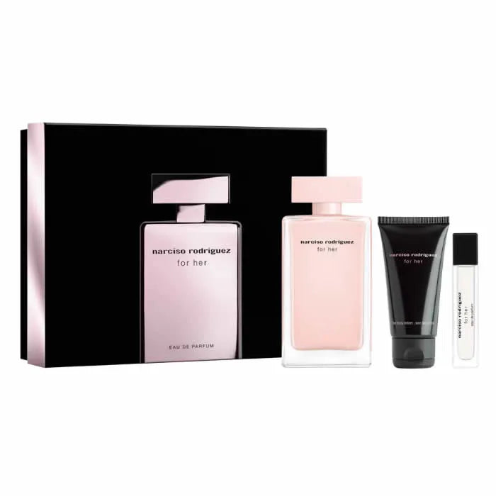 Narciso Rodriguez For Her Eau De Perfume Coffret 3 Produits