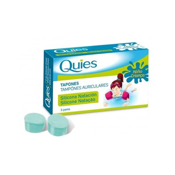 Quies Bouchons De Natation En Silicone Pour Enfants 6 Unités - Batty Beauty