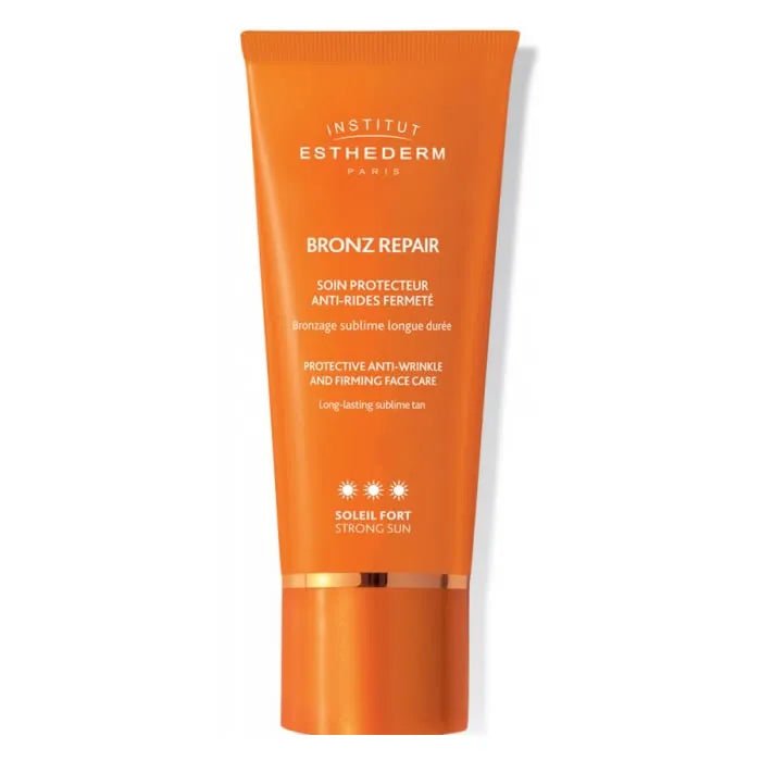 Institut Esthederm Bronz Repair Soin Protecteur Anti Rides Fermeté Soleil Doux Soleil Fort 50ml