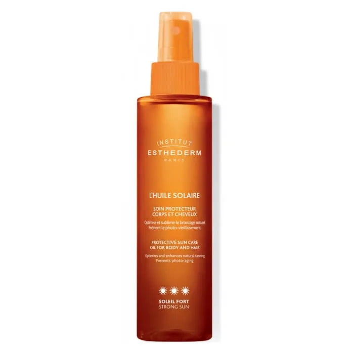 Institut Esthederm Huile Solaire Corps Et Cheveux Soleil Fort