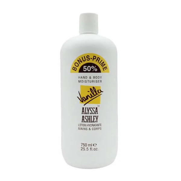 Alyssa Ashley Vanilla Hand And Body Moisturizer 750ml - Batty Beauty
